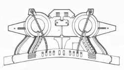 Maska transponderowa (Transponder mask). Autor i źródło obrazka: Cracken's Rebel Field Guide, West End Games