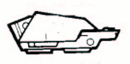 Lądownik MT/191. Autor i źródło obrazka: Death Star Technical Companion, WEG