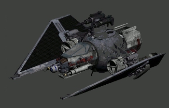 Z-'ceptor (Z-95/TIE Interceptor Ugly). Autor i źródło obrazka: Warb_Null, mod Freeworlds: Tides of War