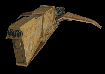 Frachtowiec koreliański YV-666. Autor i źródło obrazka: SW Encyclopedia (starwars.com)